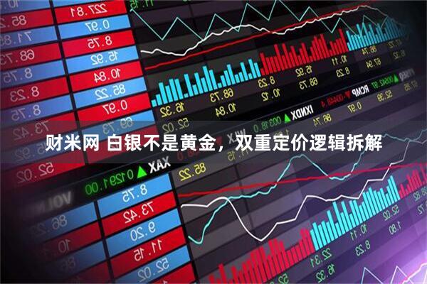 财米网 白银不是黄金，双重定价逻辑拆解